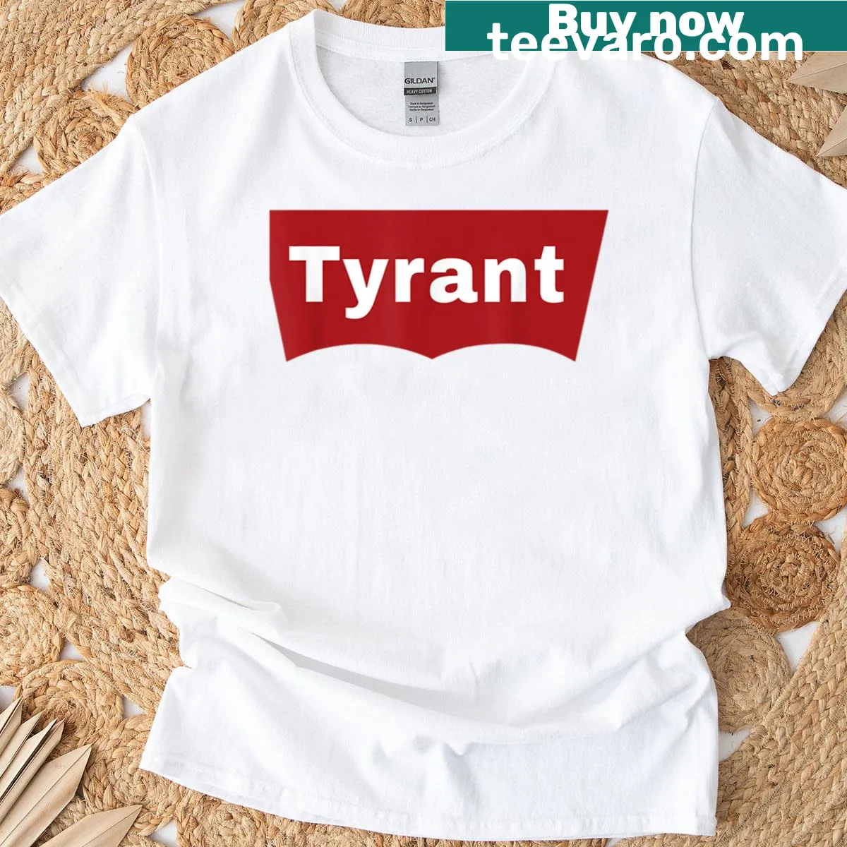 Illustration of a rodeo scene on a cowgirl cowboy T-shirt — on a men's t-shirt