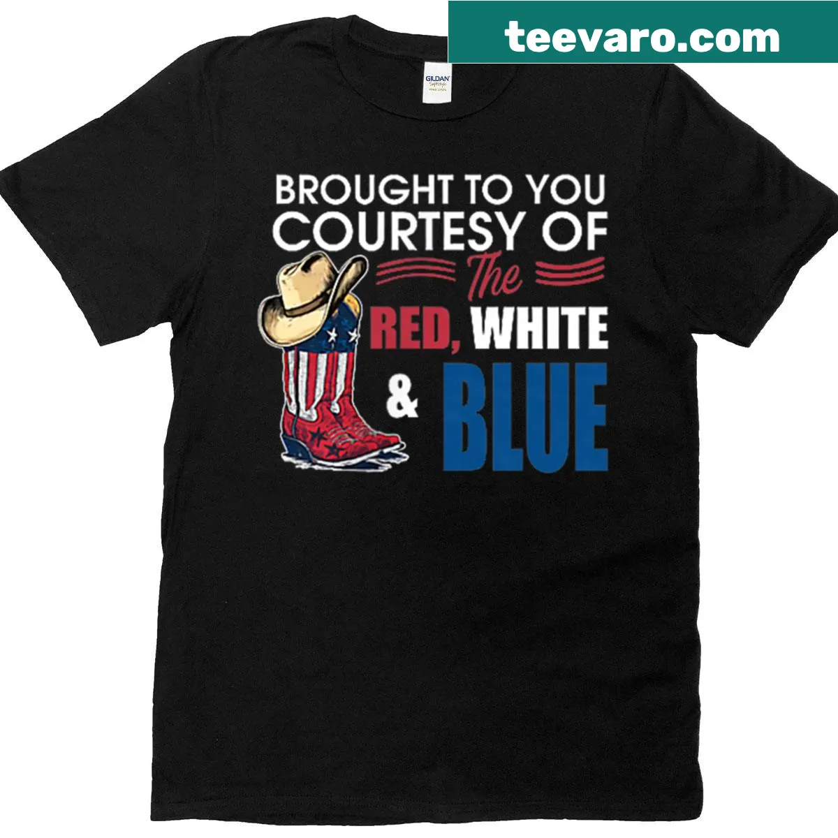 Trendy T-shirt with 'Well Put A Boot In Your Ass' for country music fans — on a men's t-shirt