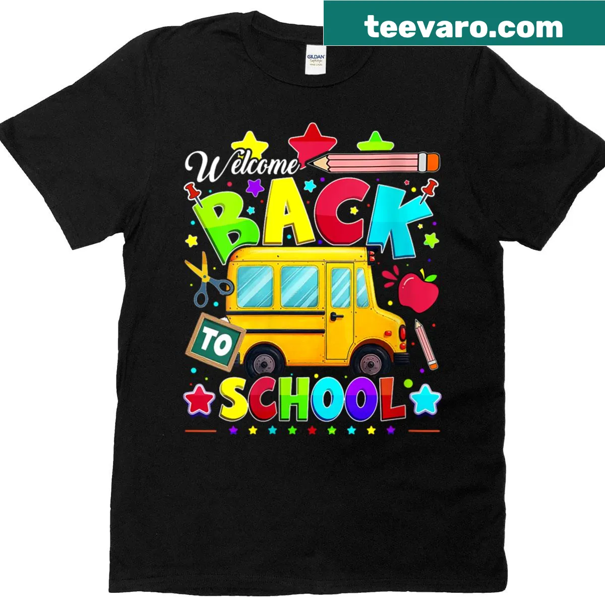 Welcoming back-to-school T-shirt for teachers — on a men's t-shirt