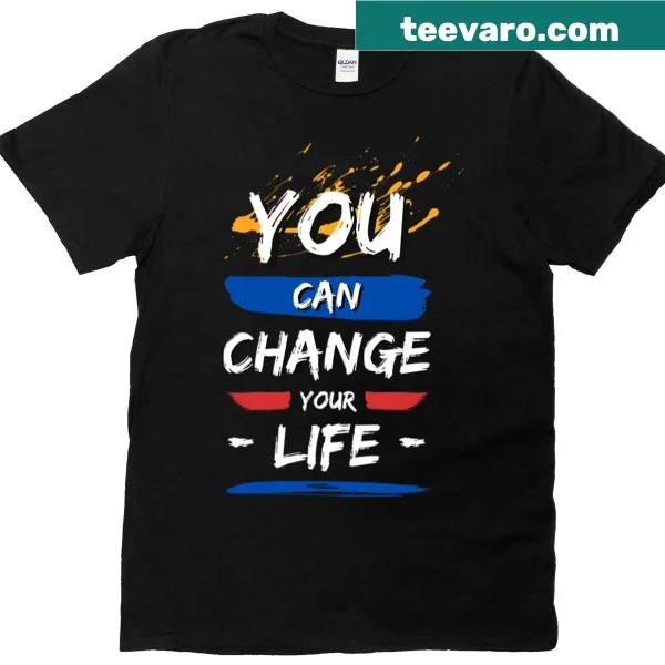 Oversized T-shirt with empowering motivational text