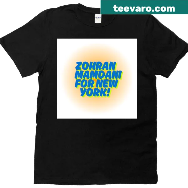 Emblematic design featuring Zohran Mamdani for New York