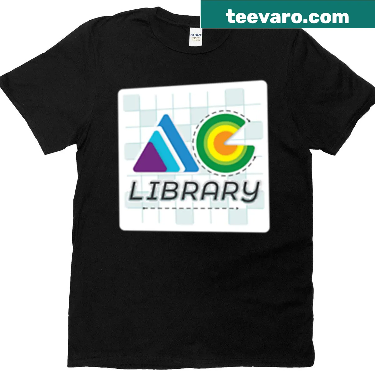 Inspirational typography t-shirt promoting creativity and building — on a men's t-shirt