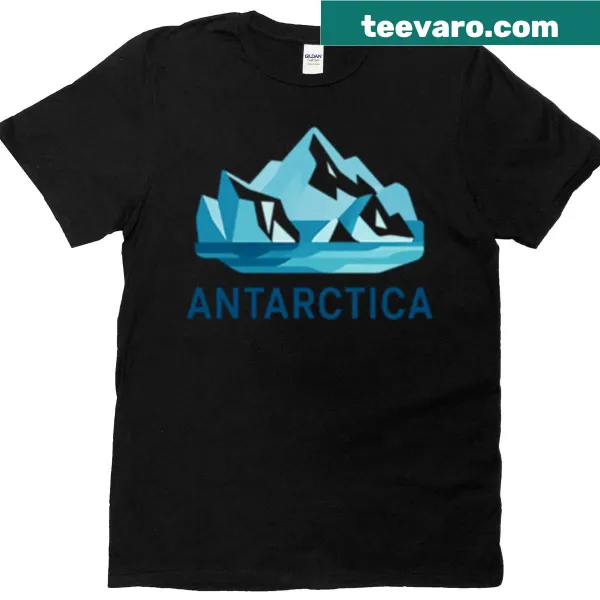 Silhouette of a penguin on Antarctica-themed T-shirt