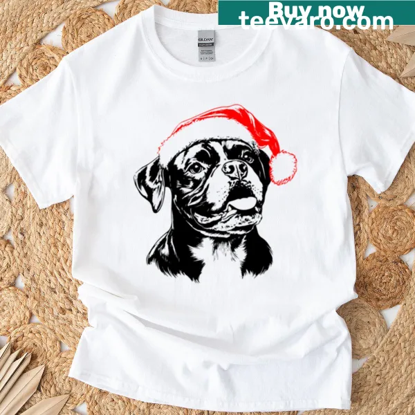 Wholesome T-shirt featuring a playful boxer design celebrating Christmas spirit.