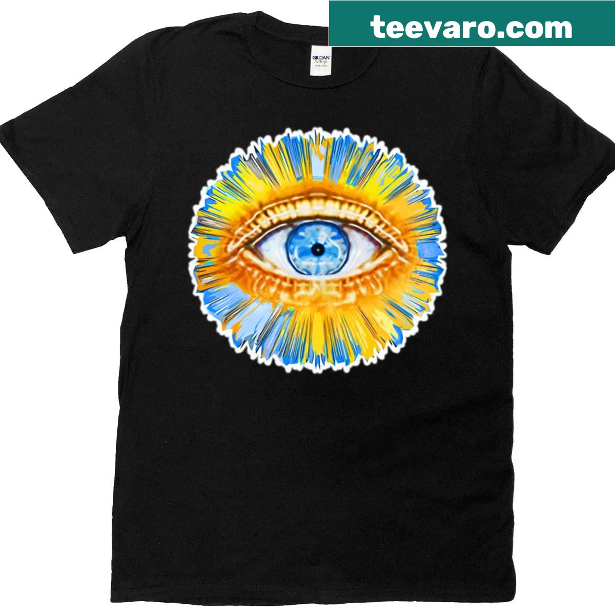 Illustration of a classic Bristol window on a t-shirt — on a men's t-shirt
