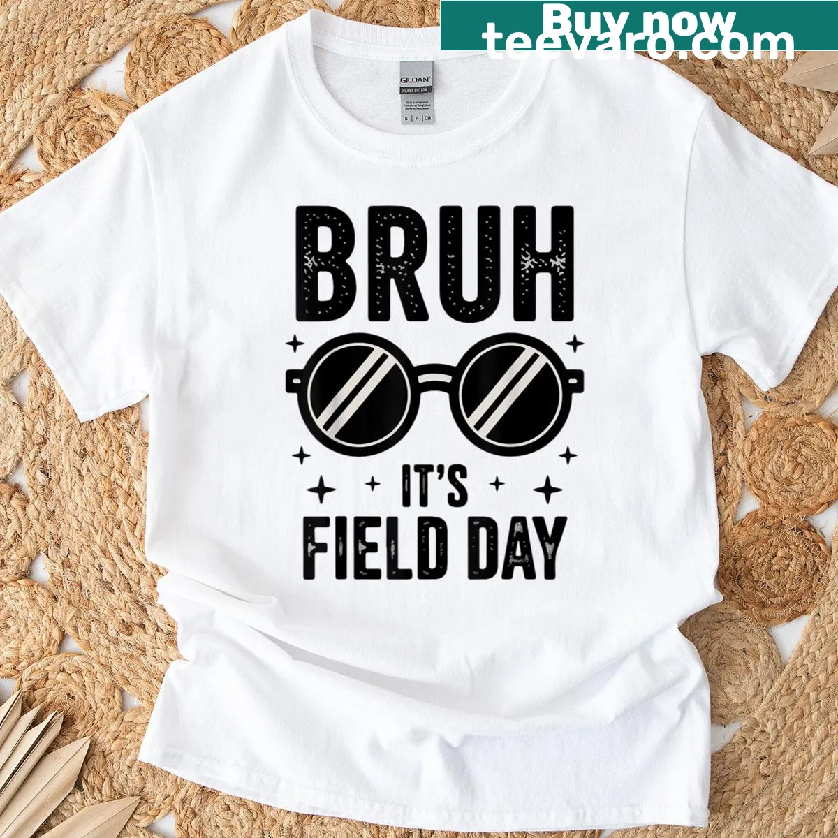 Field Day t-shirt with humorous text designed for teachers and kids — on a men's t-shirt
