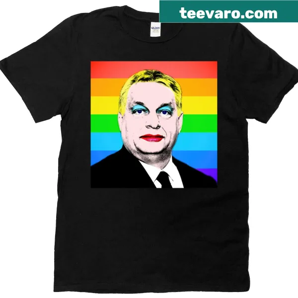 Graphic design celebrating pride on Budapest LGBTQ T-shirt.