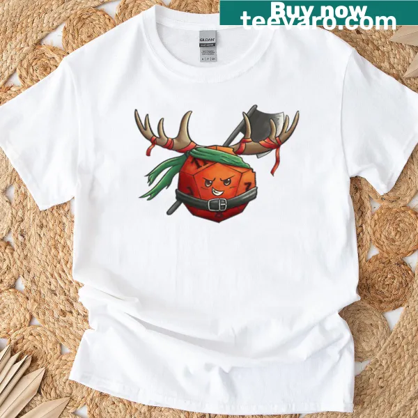 Playful cartoon t-shirt featuring Chip with humorous horns