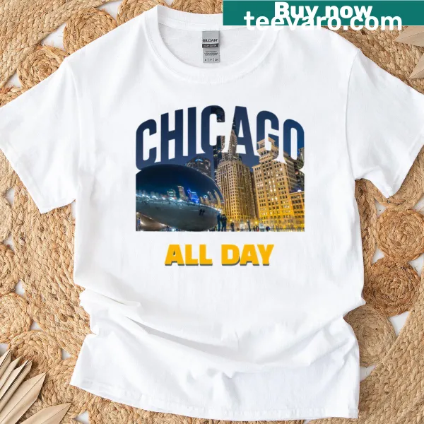T-shirt featuring illustrations of beloved city landmarks