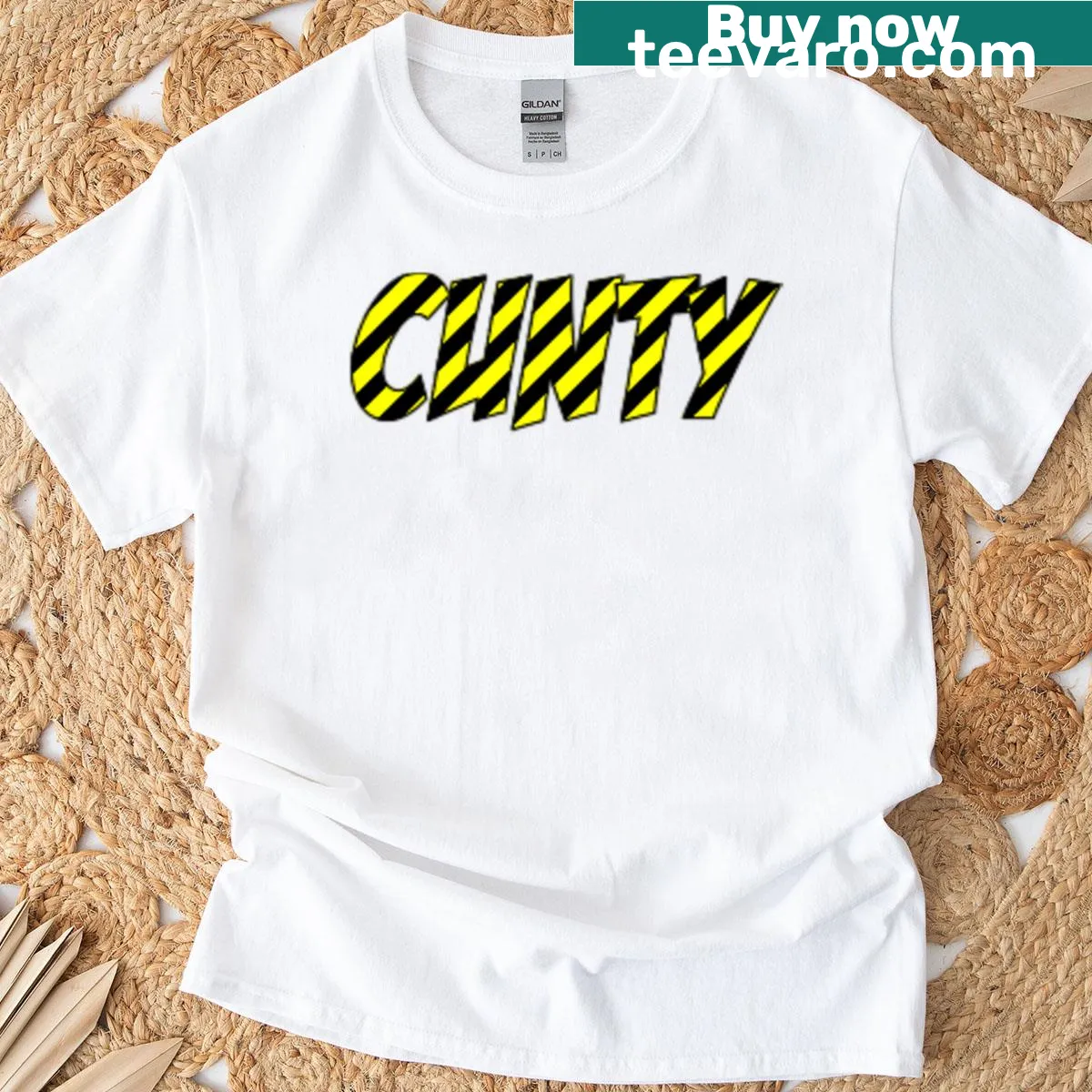 Oversized T-shirt with a bold phrase design for edgy humor — on a men's t-shirt