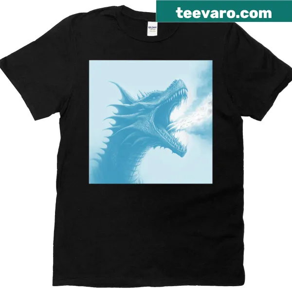 T-shirt featuring a whimsical dragon design