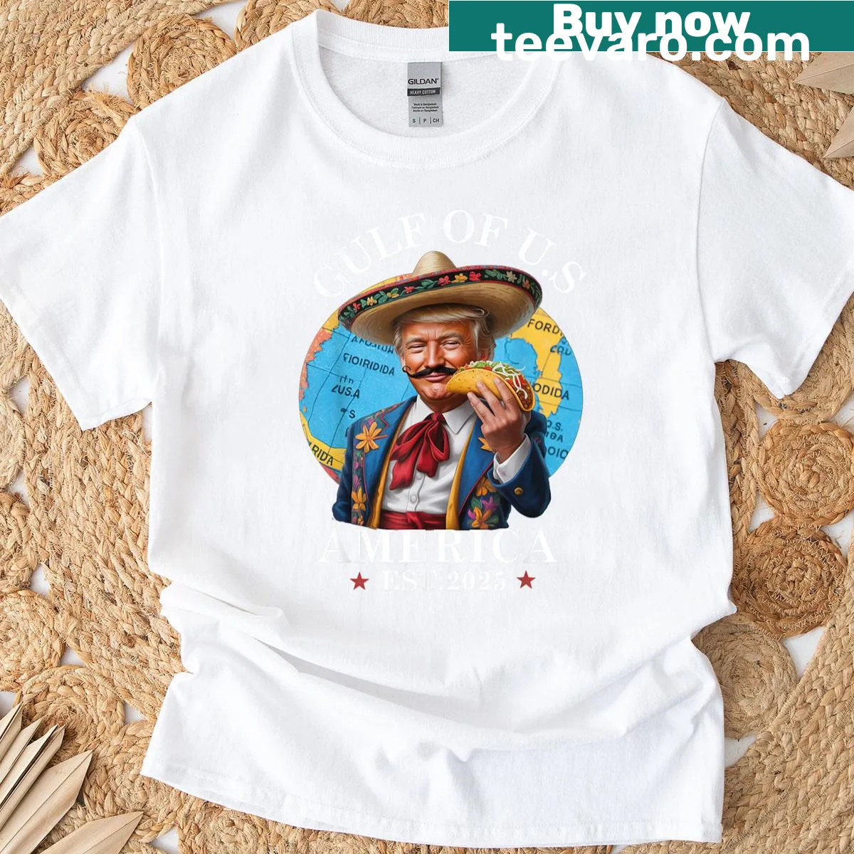 Funny Trump-themed t-shirt for Fourth of July celebrations — on a men's t-shirt