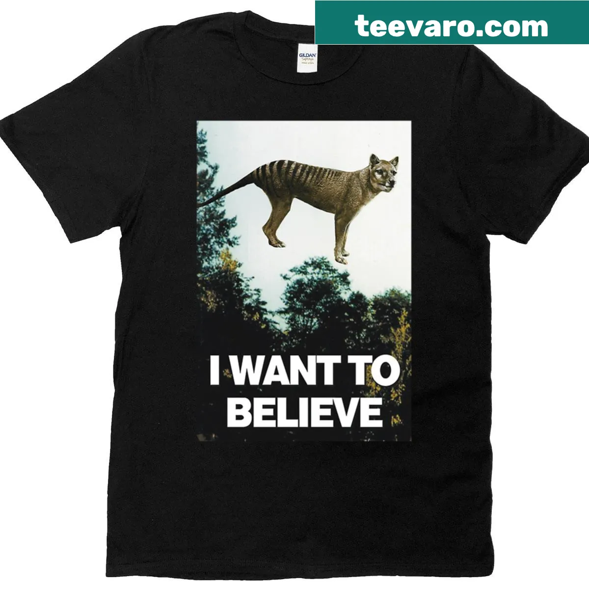 T-shirt featuring the phrase 'I Want To Believe' for the curious minds — on a men's t-shirt