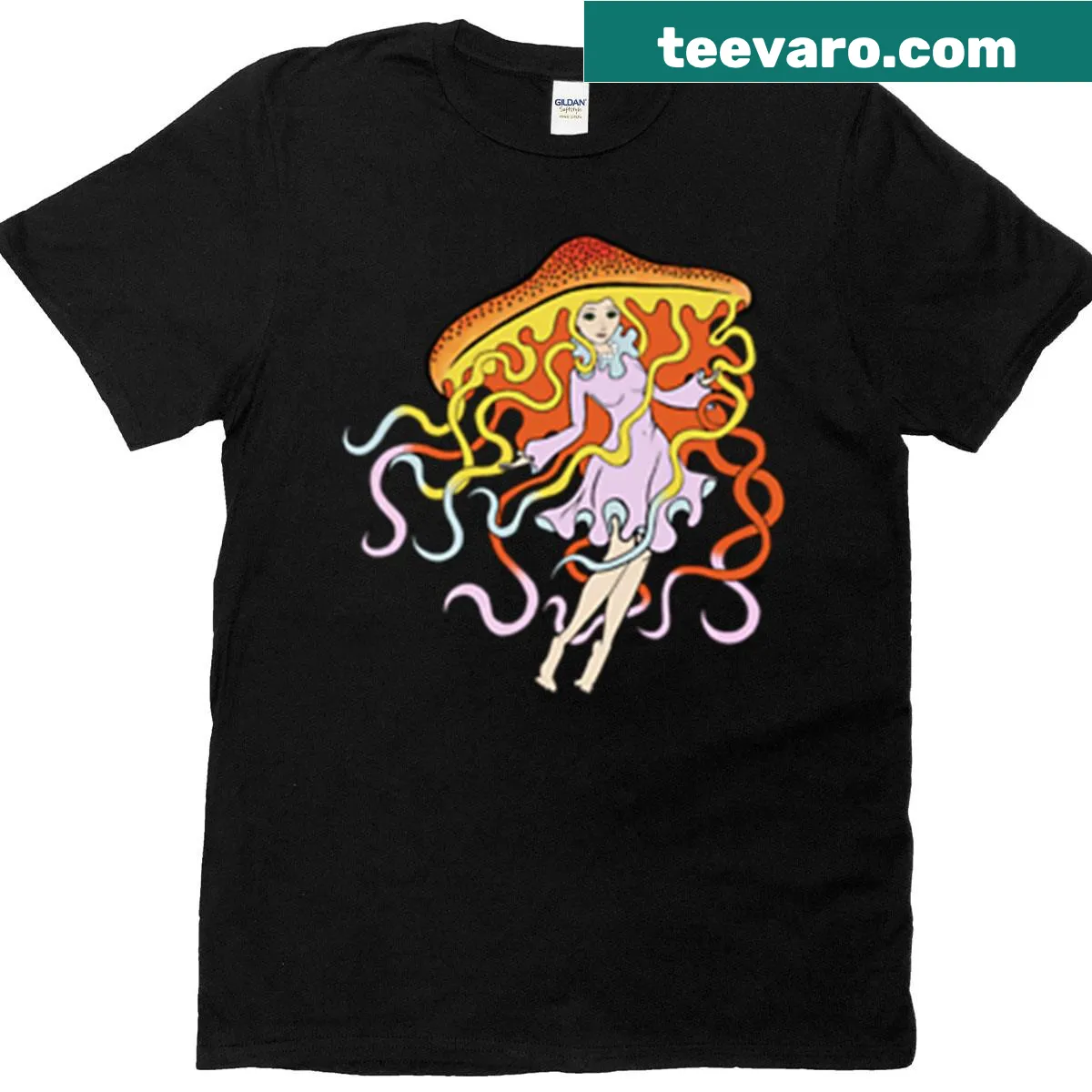 Cute Jelly Fairy T-shirt with whimsical illustration — on a men's t-shirt