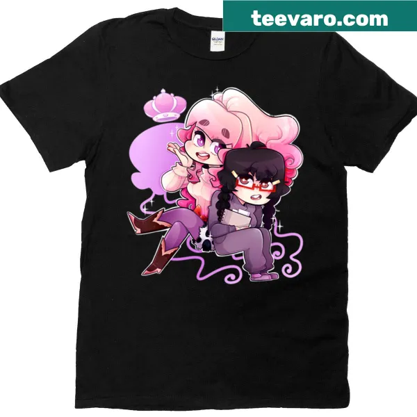 Playful Jellyfish Gals T-shirt with multiple jellyfish illustration