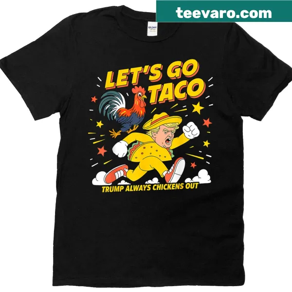 Playful taco-themed t-shirt with fun text.