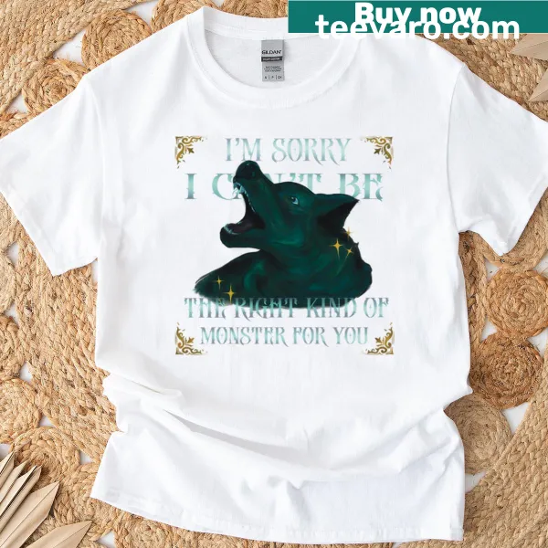 Illustration of a lone werewolf on T-shirt