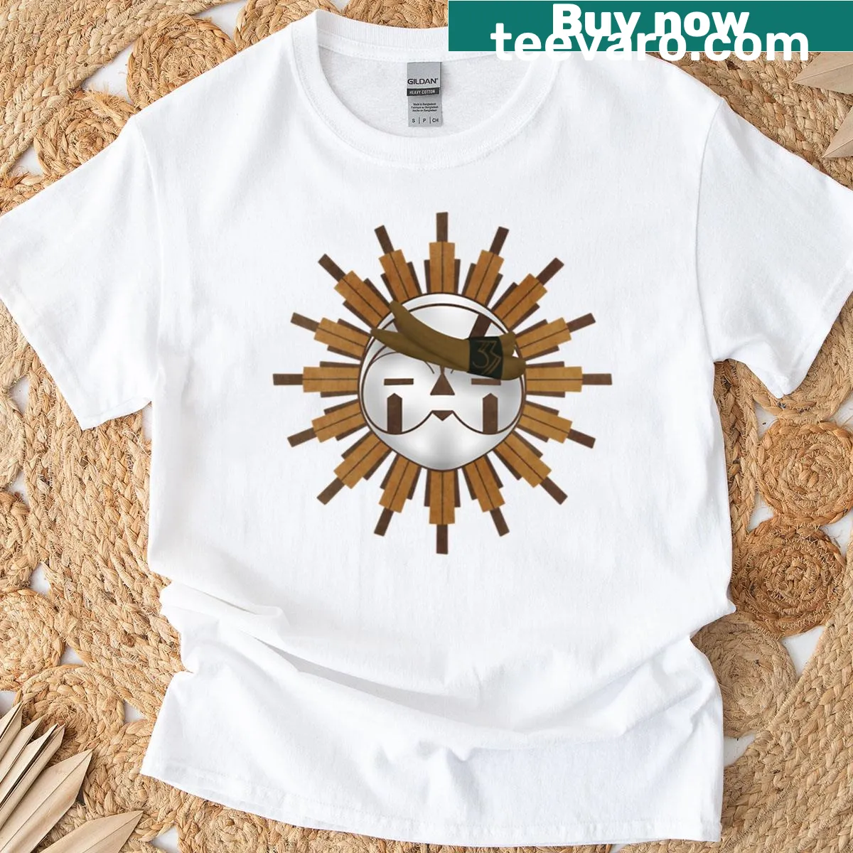 Minimalist T-shirt featuring the phrase Mon Ami — on a men's t-shirt