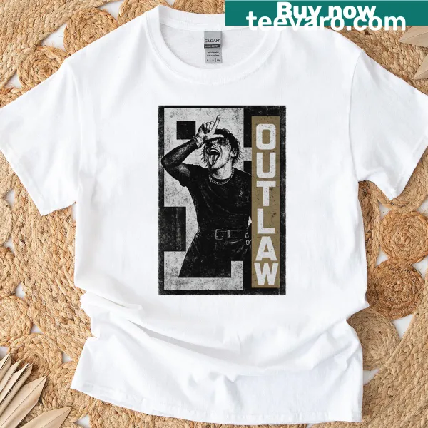 Punk rock-inspired T-shirt with bold attitude graphic