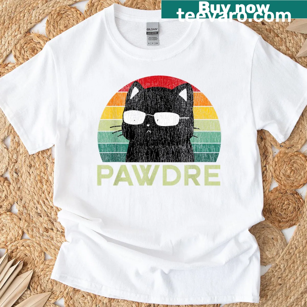 Humorous design with 'Best Cat Dad Ever' text on a tee. — on a men's t-shirt