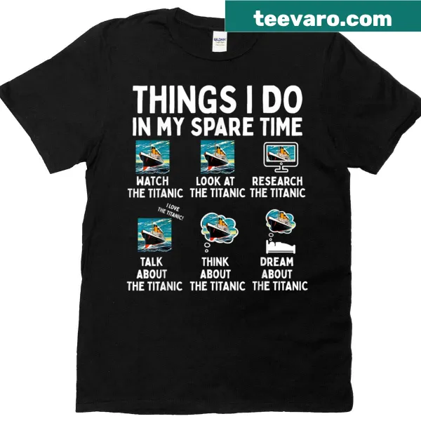 Funny boys birthday t-shirt inspired by Titanic