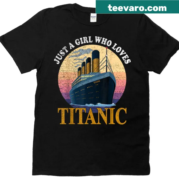T-shirt featuring Titanic-themed text for fans of the ship