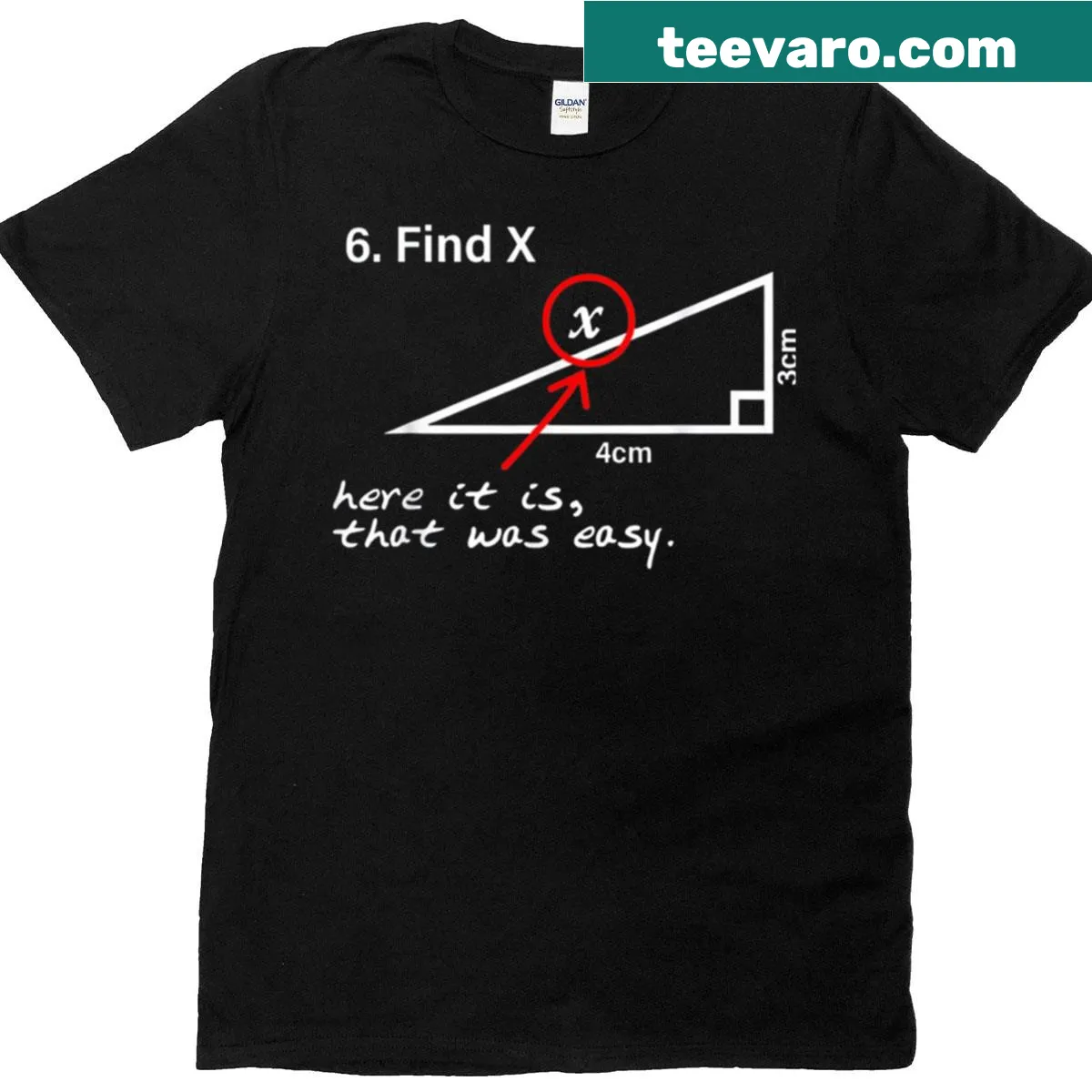 Funny 'Find X' meme graphic on t-shirt — on a men's t-shirt