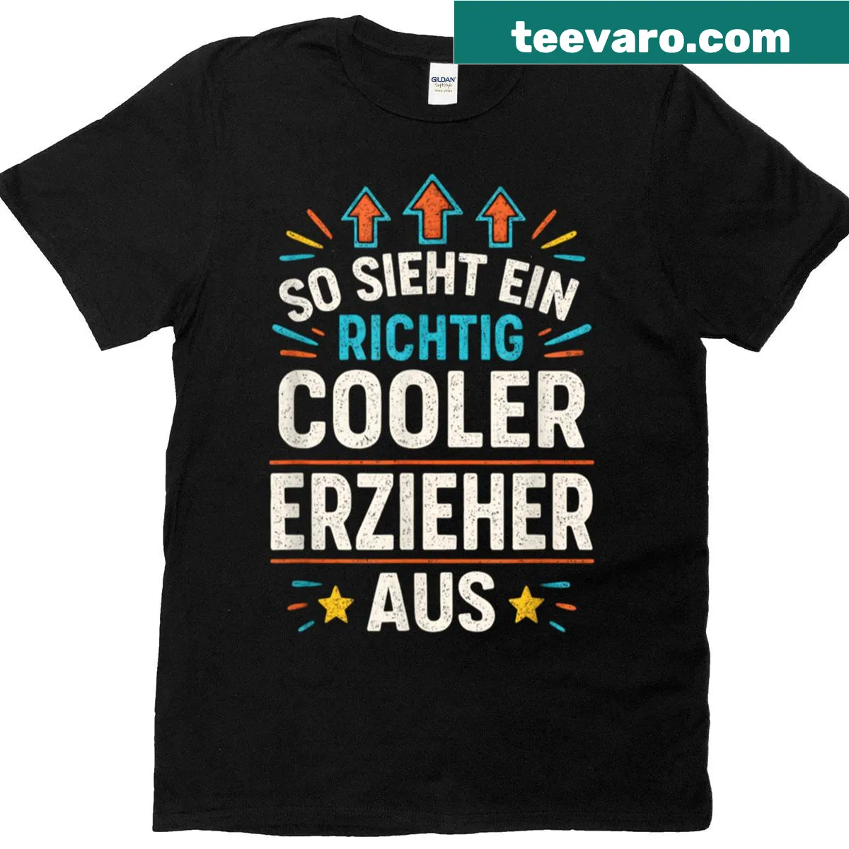 Funny educator T-shirt with the phrase about cool educators. — on a men's t-shirt