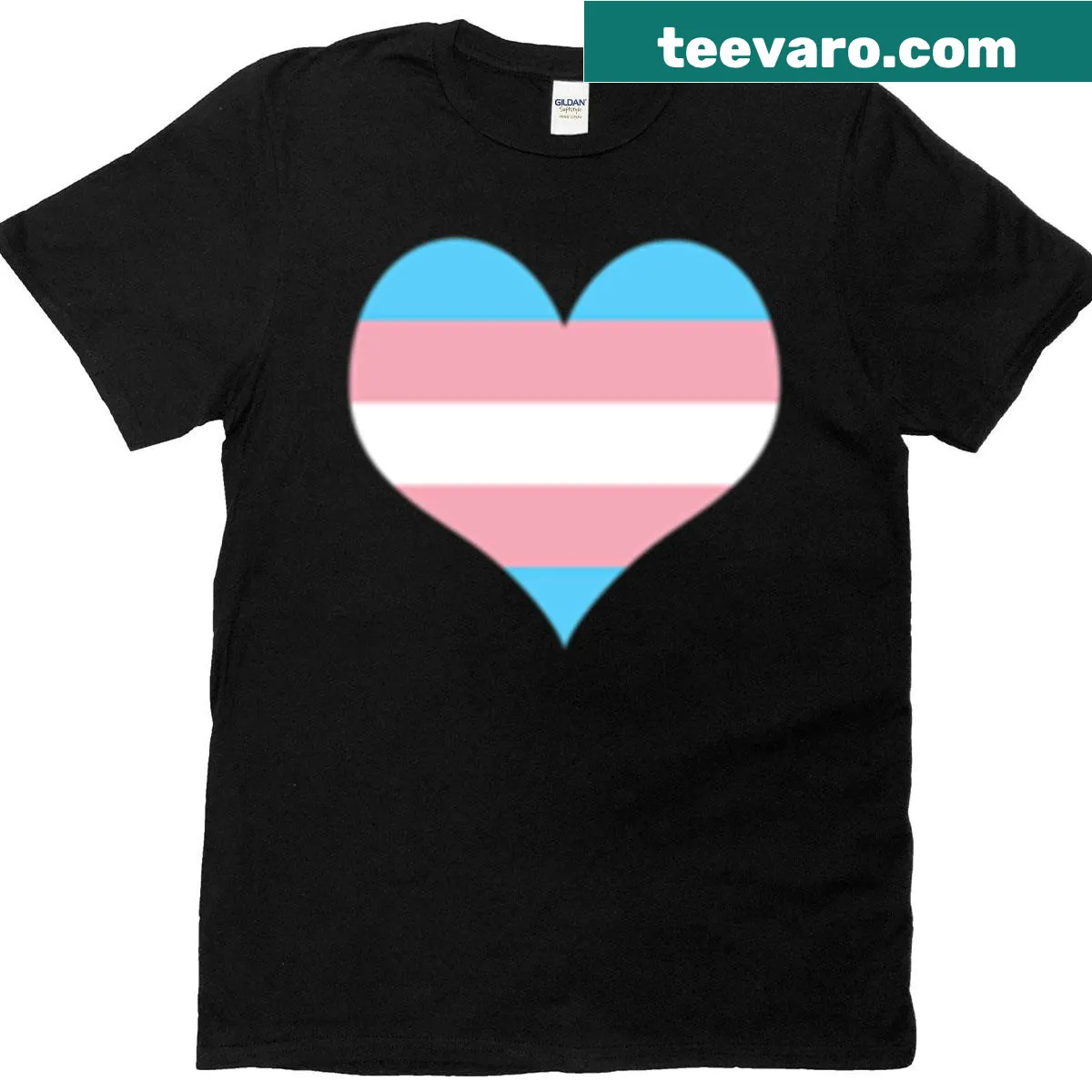 Oversized t-shirt featuring a heart design that symbolizes pride and inclusivity — on a men's t-shirt