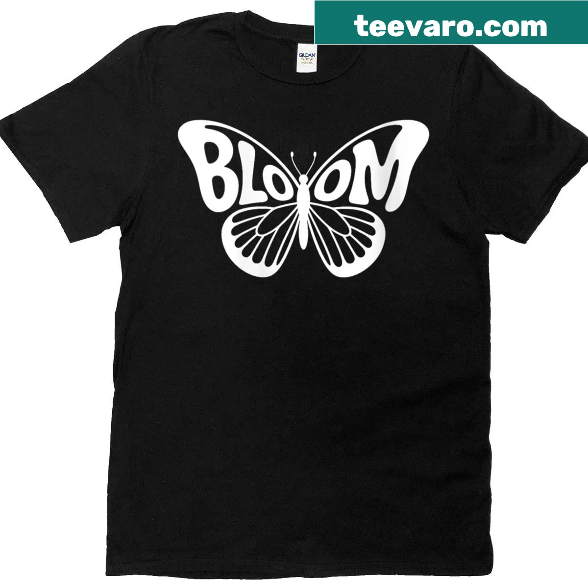 Rhino graphic made of inspiring words on a women's T-shirt. — on a men's t-shirt