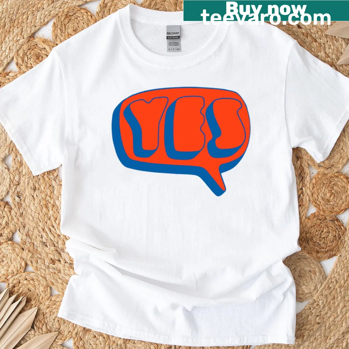 Yes 1969 T-shirt with bold typography — on a men's t-shirt
