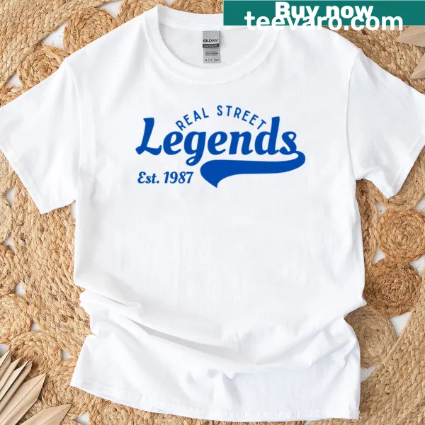 Vintage-style T-shirt with 'Street Legends' graphic