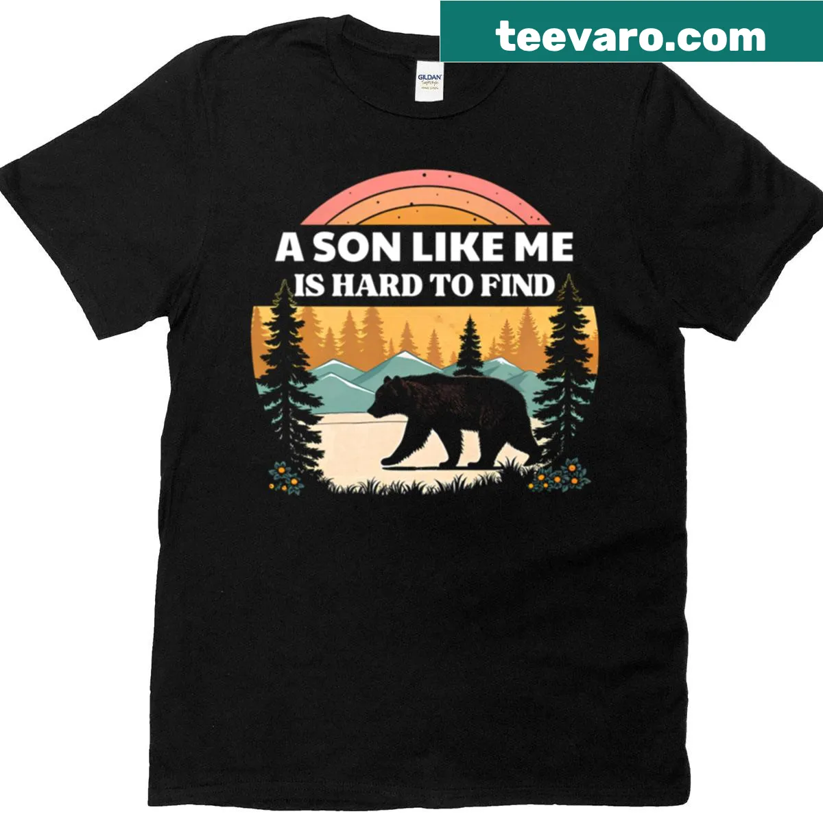 Heartfelt t-shirt with text celebrating daughters — on a men's t-shirt