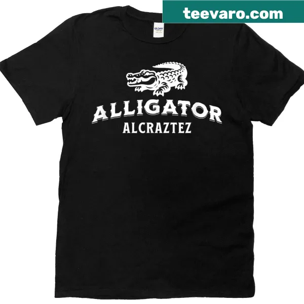 Whimsical alligator design T-shirt featuring a cheeky gator pose.