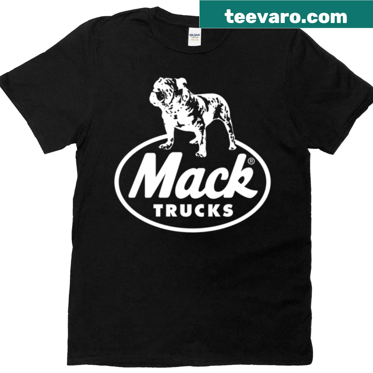 Graphic t-shirt celebrating the American trucking industry — on a men's t-shirt