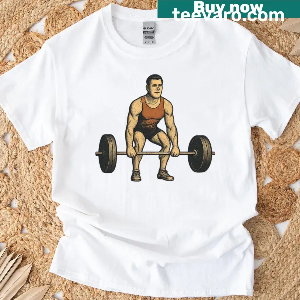 Motivational bodybuilding graphic t-shirt