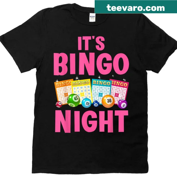 Fun bingo night-themed graphic t-shirt for bingo lovers