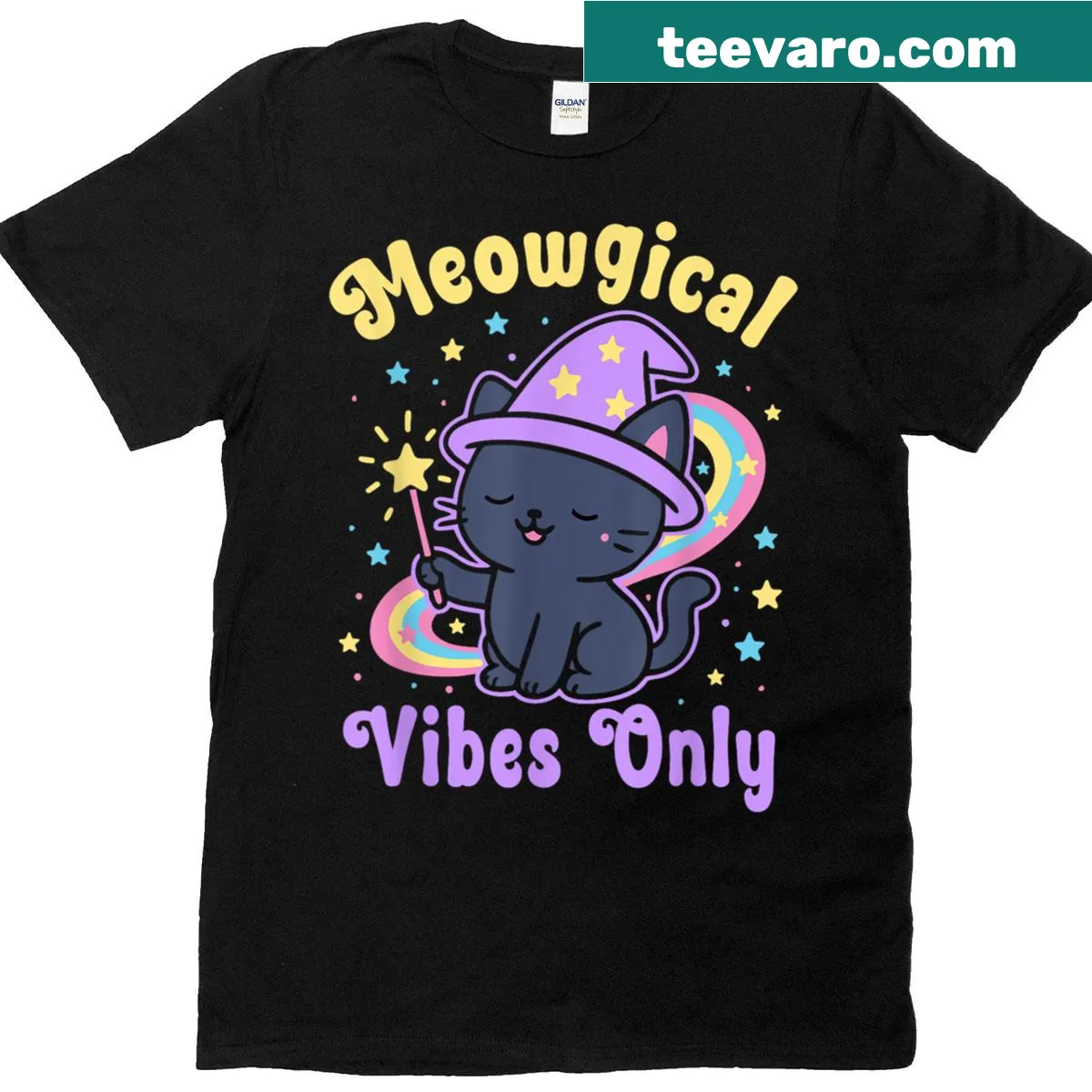 Funny Cat Meme T-shirt featuring humorous text and imagery — on a men's t-shirt