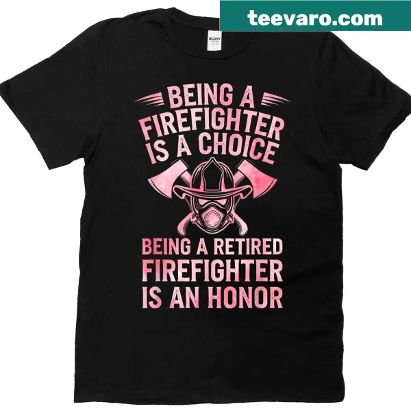 Humorous firefighter graphic on a t-shirt for professionals