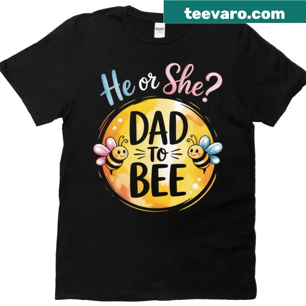 Wholesome dad t-shirt for gender reveal featuring a playful design