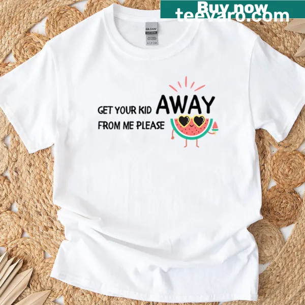 Playful T-shirt featuring a teacher eating watermelon for educators