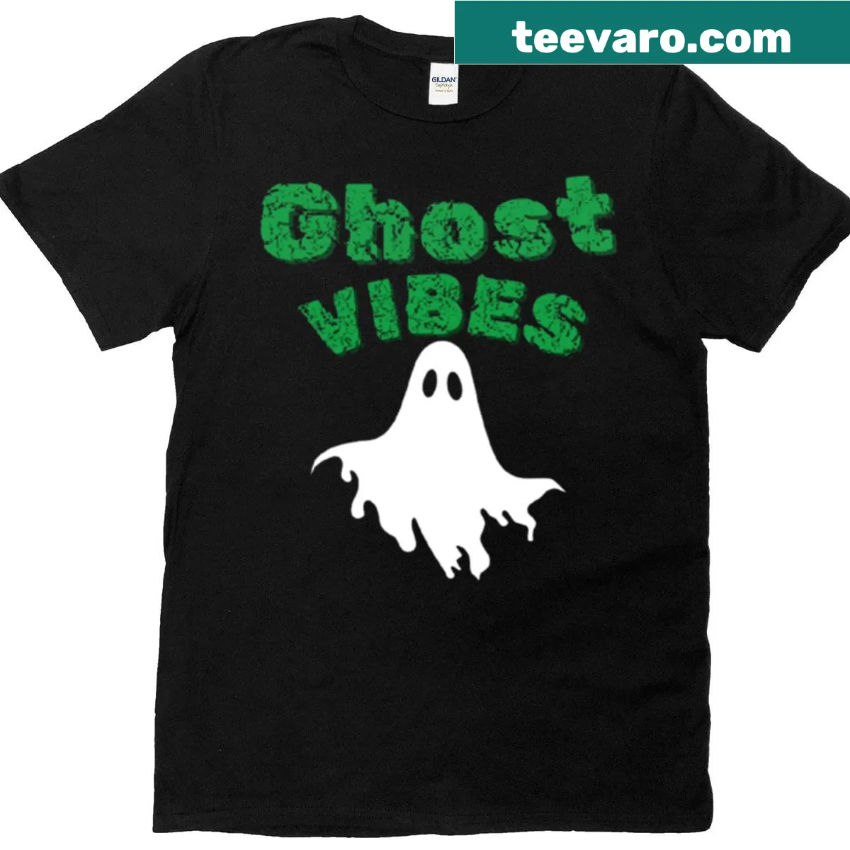 Playful ghost graphic celebrating Halloween spirit — on a men's t-shirt