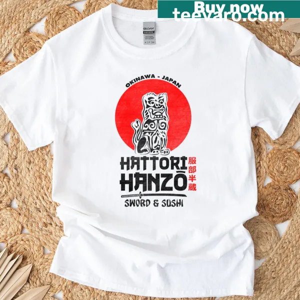 Illustration of Hattori Hanzo on a T-shirt