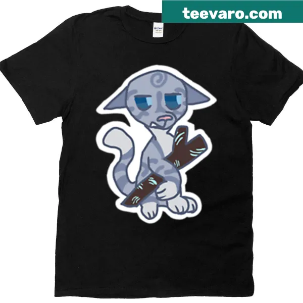 Jayfeather inspired fantasy T-shirt with detailed illustration
