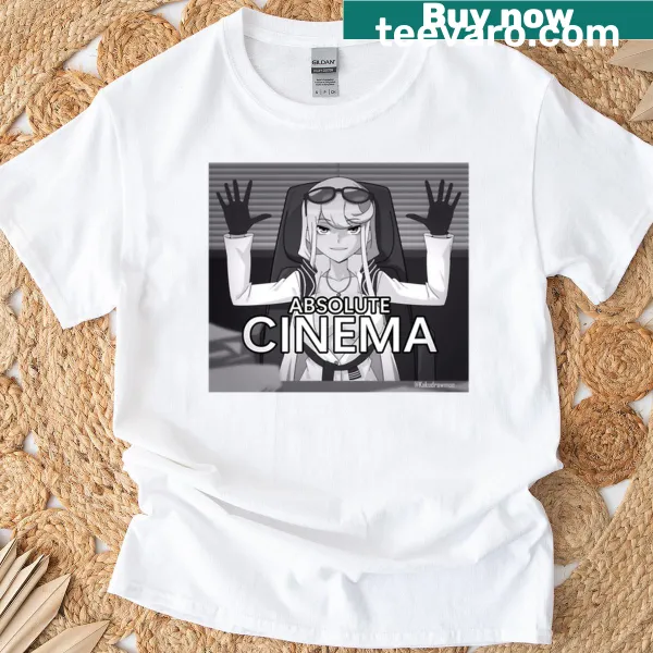 Artistic graphic celebrating cinema on a stylish t-shirt.
