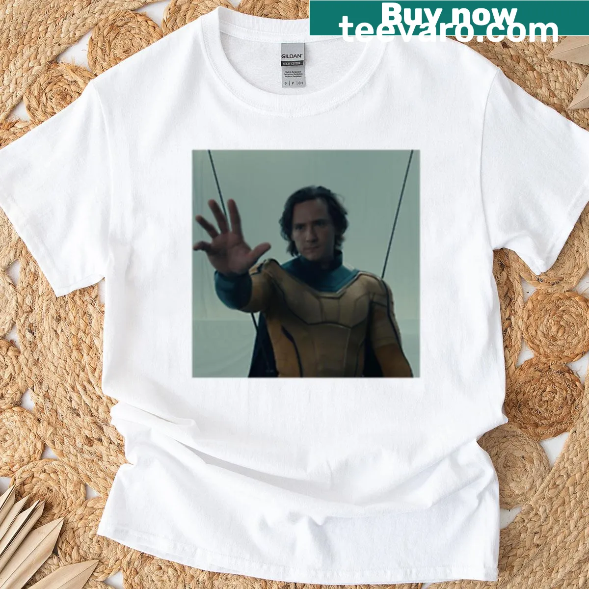 Lewis Pullman tribute T-shirt featuring Bob 14 — on a men's t-shirt