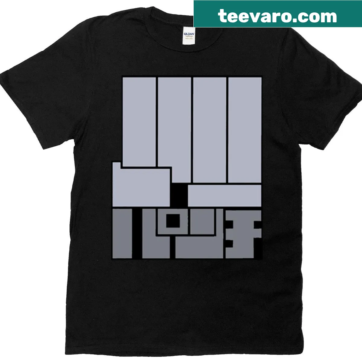 Momo cosplay t-shirt with realistic graphic — on a men's t-shirt