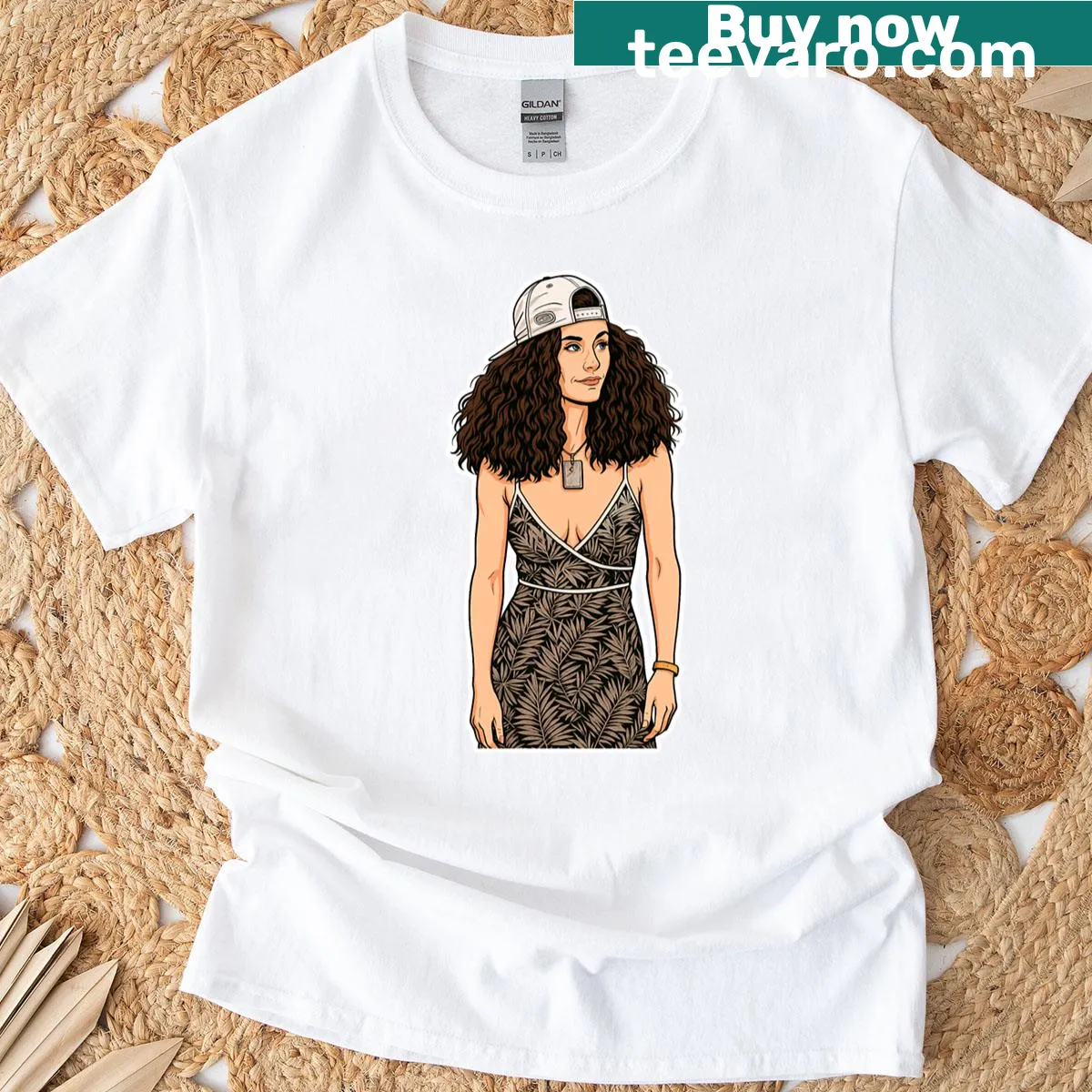 Beach-themed design on a t-shirt celebrating coastal living — on a men's t-shirt