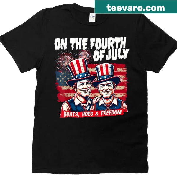 Playful Fourth of July T-shirt with humorous phrase