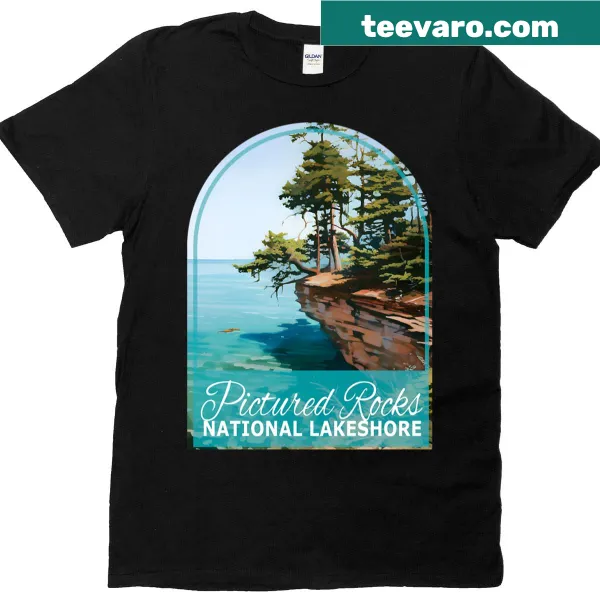 Illustration of Pictured Rocks National Lakeshore